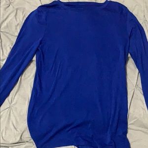 Royal blue long sleeve shirt soft